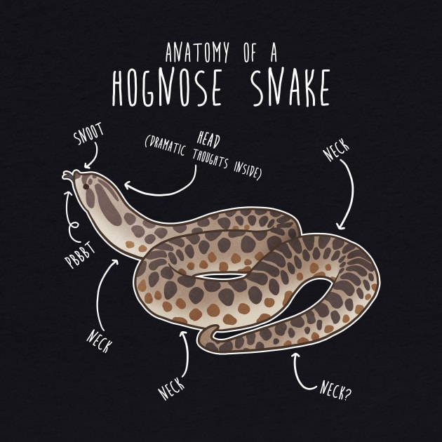 Hognose Snake Anatomy by Psitta